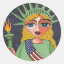 Search for lady liberty stickers America