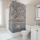 Search for rose gold grey shower curtains Pattern
