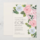 Search for 60 year old woman birthday invitations Pink