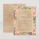 Search for rustic floral birthday invitations Botanical
