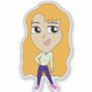 Search for red haired girl stickers Cute