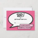Search for bubble rsvp cards Pink
