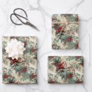 Search for retro vintage christmas wrapping paper Traditional