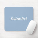 Search for light blue mousepads Typography