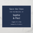 Search for blue metallic invitations Real metallic foil