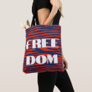 Search for freedom bags Red white blue