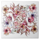 Search for burgundy tiles Watercolor