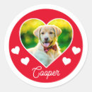 Search for dog name stickers Heart