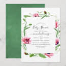 Search for poppy baby shower invitations Watercolor