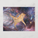 Search for space postcards Cat in space