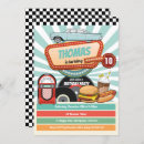 Search for milkshake birthday invitations Retro