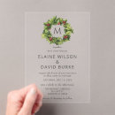 Search for winter wreath wedding invitations Holly