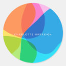 Search for colourful geometric shapes stickers Cute