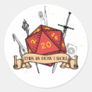 Search for dungeon stickers D20