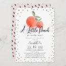 Search for georgia peach invitations Watercolor