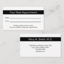 Search for medical appointment cards Simple