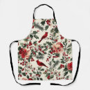 Search for holly berries aprons Poinsettia