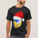 Search for volleyball christmas tshirts Dabbing santa claus