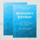 Search for geometrical invitations Blue