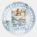 Search for blue teddy bear stickers Vintage