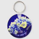 Search for blue hydrangea key rings Flower