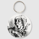 Search for madness key rings Alice in wonderland