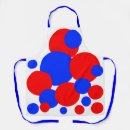Search for red polka dot aprons White