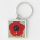 Search for red poppies key rings Florals