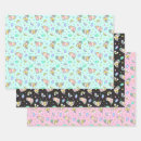 Search for black unicorn wrapping paper Blue