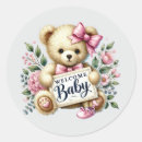 Search for baby girl welcome stickers Bear