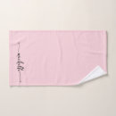 Search for pink monogram bath towels Script