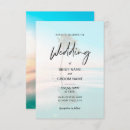 Search for turquoise beach wedding invitations Simple