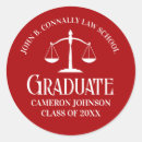 Search for red graduation stickers Lawyer