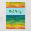 Search for hawaiian pool party invitations Colourful