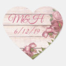 Search for vintage heart wedding stickers Chic
