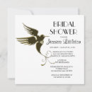 Search for hummingbird bridal shower invitations White