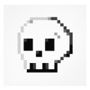 Search for 8 bit pixel art Skull