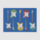 Search for guitar tissue paper Blue