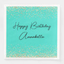 Search for turquoise gold napkins Elegant