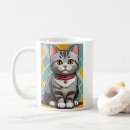 Search for abstract cat mugs Vintage