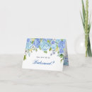 Search for hydrangea bridesmaid cards Matron of honour