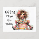 Search for belated happy birthday postcards Cartoon