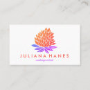Search for purple flowers business cards Trendy