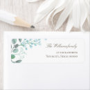 Search for blue flowers return address labels Elegant