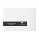 Search for geometric return address labels Black