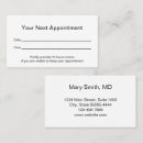 Search for reminder appointment cards Physician