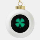 Search for 4 leaf clover christmas tree decorations Irish