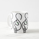 Search for line drawing cat mugs Modern