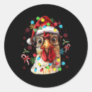 Search for santa chicken stickers Christmas tree