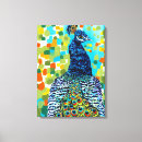Search for peacock painting canvas prints Bird